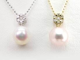 【送料無料】贅沢な真珠とダイヤのコラボ【セレブ】　 　ギフト　プレゼント