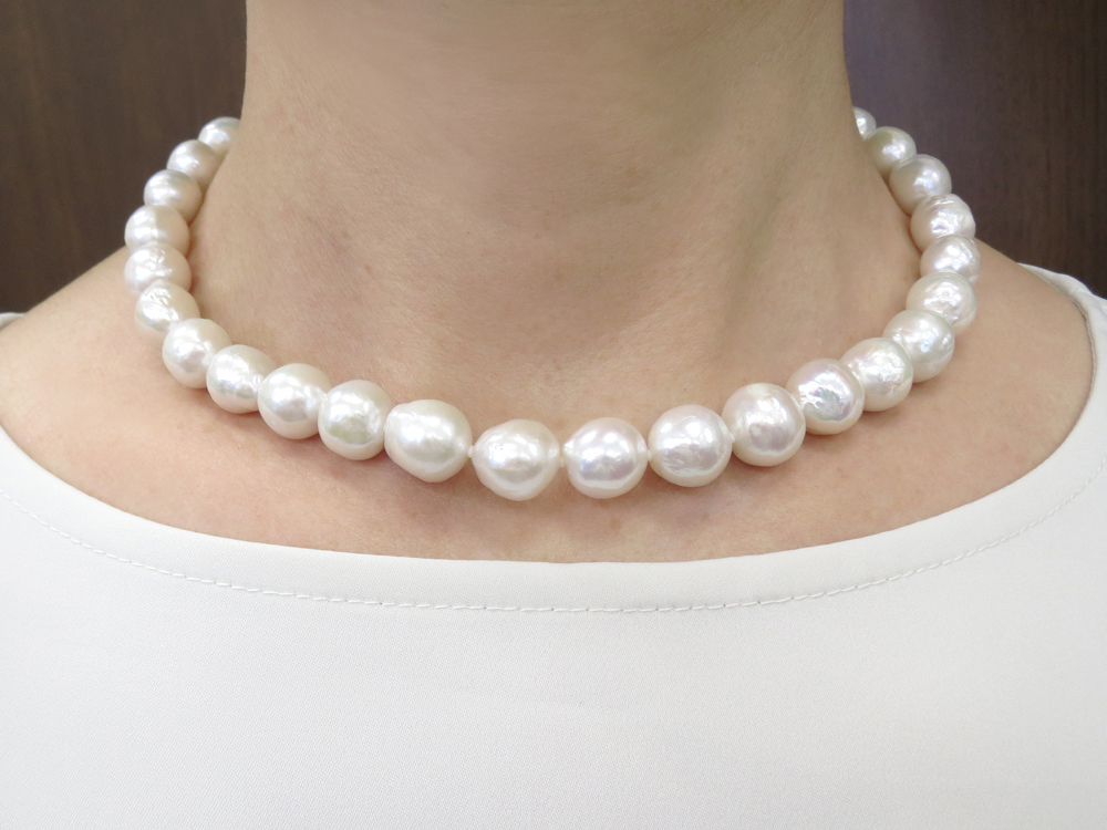 淡水真珠ネックレス（有核）　 　ギフト　プレゼント | 三重県真珠加工販売協同組合