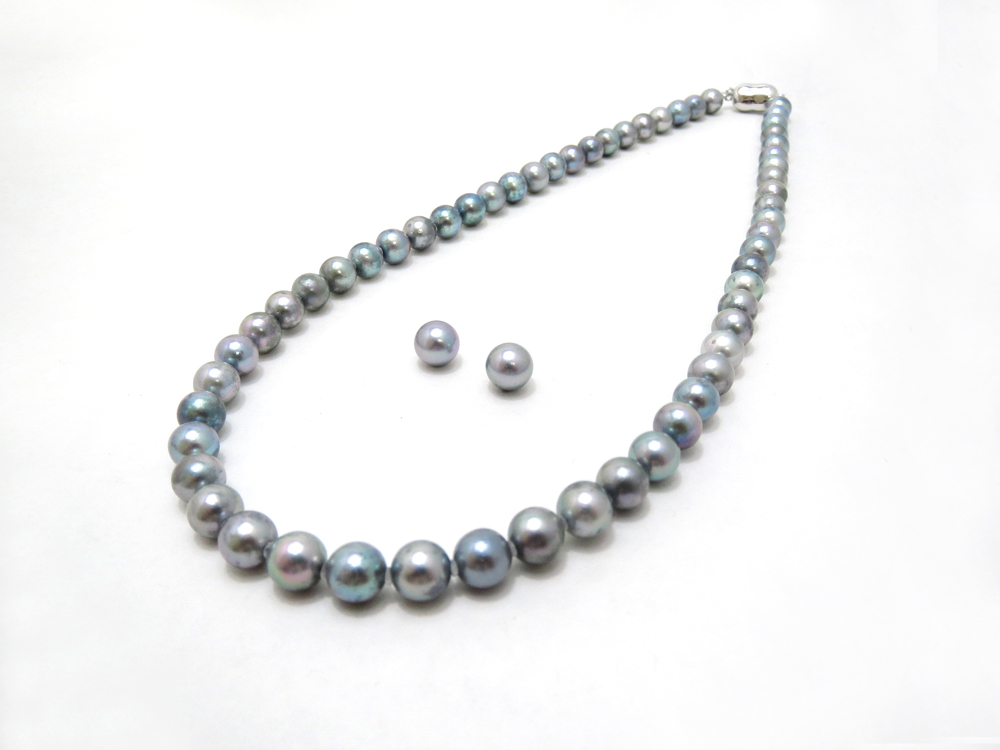 アコヤ真珠（グレー処理）ネックレスセット パール 真珠 ギフト | 三重県真珠加工販売協同組合