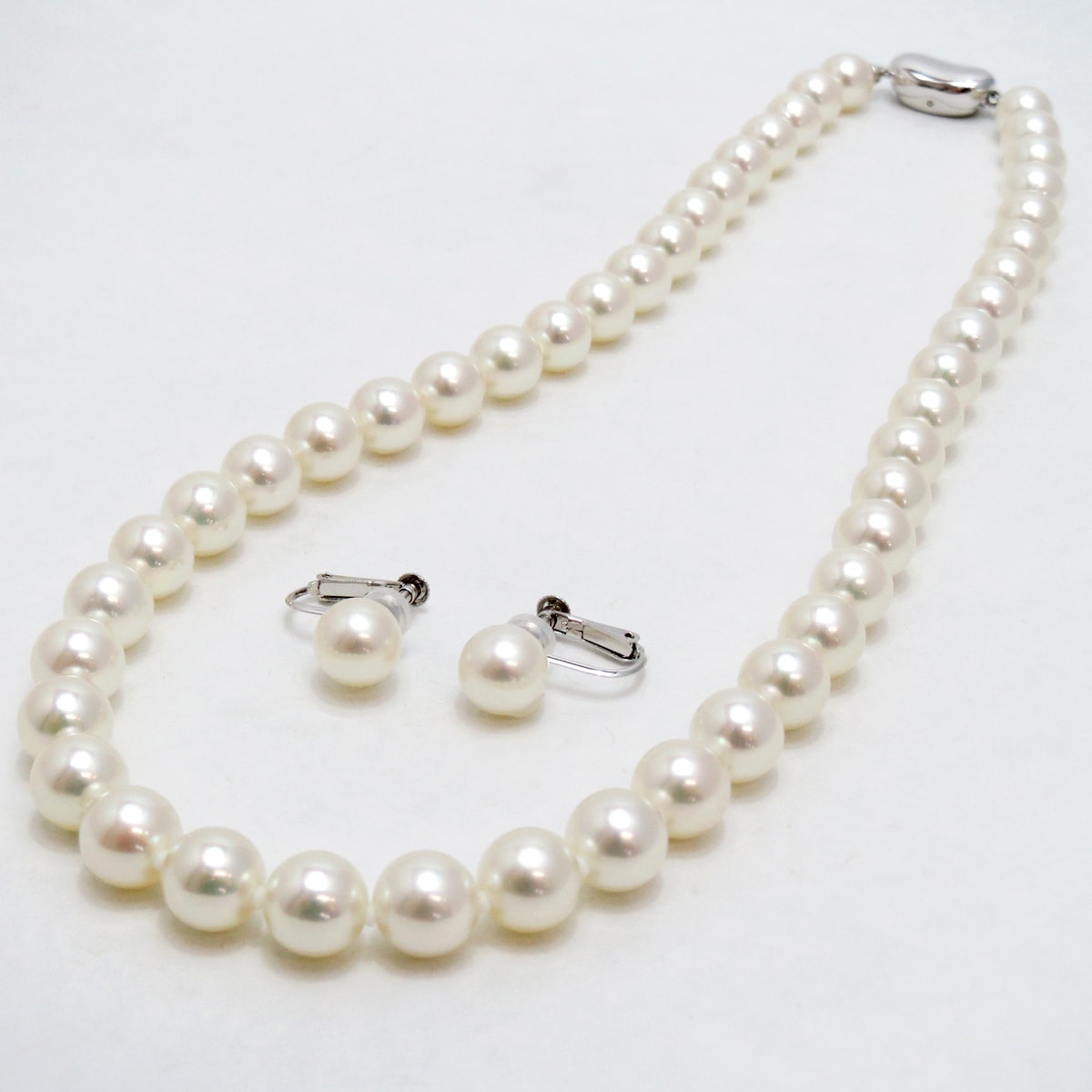 人気が高い 高級 花珠真珠ナチュラルカラー ネックレスセット 約8 0 8 5mm ギフト プレゼント Chancen International