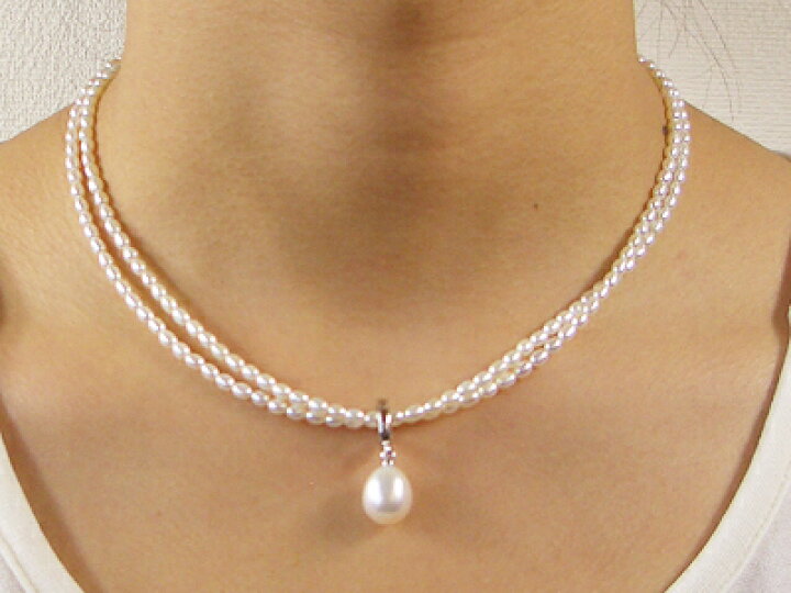 楽天市場】【全品ギフト包装】≪ ホワイトカラー ≫ 淡水真珠  