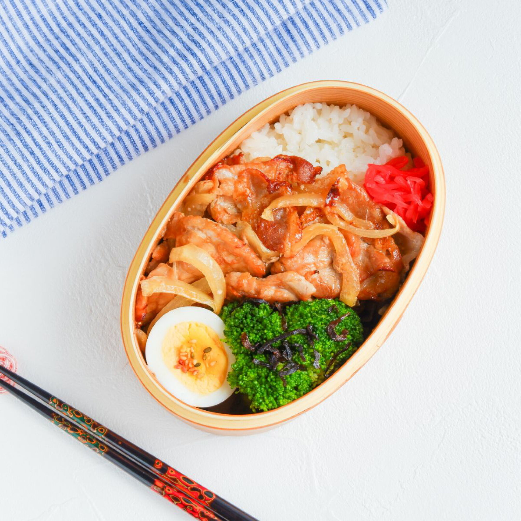 生姜焼き弁当の料理写真