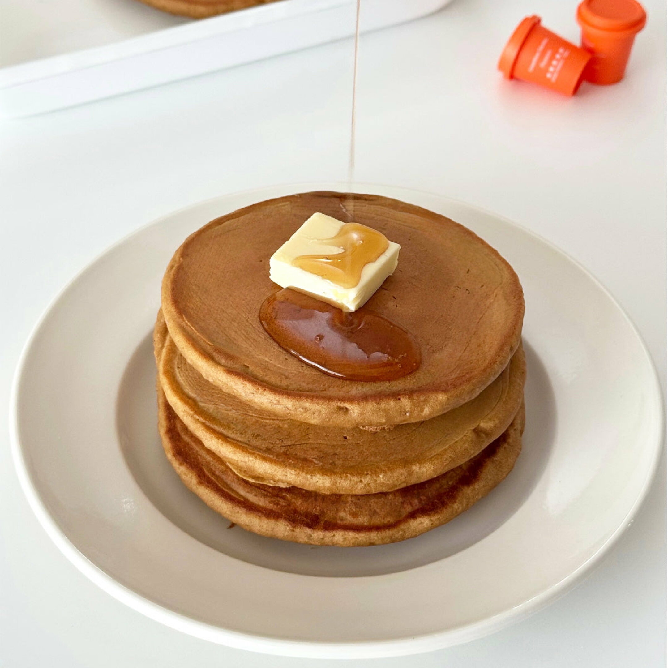 QuickShotで作るパンケーキの料理写真