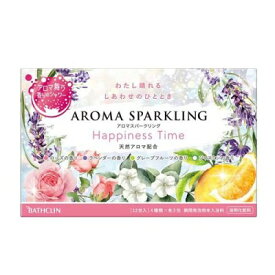 【バスクリン】アロマスパークリング　Happiness　Time　30g×12包 ※お取り寄せ商品【RCP】