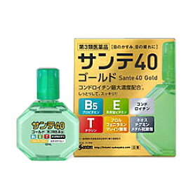 【第3類医薬品】【参天製薬】サンテ40ゴールド 12ml【セルフメディケーション税制 対象品】