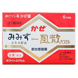 【第(2)類医薬品】【なんと！訳ありワゴンセール☆使用期限：2024年12月】【天真堂製薬】一風散カプセル 6カプセル 【成分により1個限り】【セルフメディケーション税制 対象品】(4949737182107)