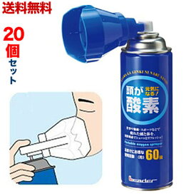 【送料無料の20個セット】【日進医療器】リーダー 携帯用酸素スプレー 5リットル