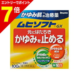 【ポイント7倍：お買い物マラソンと同時開催 ※要エントリー】【第3類医薬品】【池田模範堂】ムヒソフトGX 100g【セルフメディケーション税制 対象品】