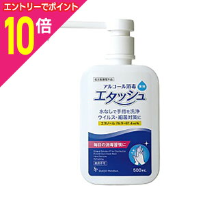 【ポイント10倍 11/1(土)9:59まで ※要エントリー】【サイキョウ・ファーマ】エタッシュ 手指消毒液 ミスト 500mL 〔指定医薬部外品〕 ※お取り寄せ商品