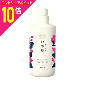 【ポイント10倍 11/1(土)9:59まで ※要エントリー】【クラシエホームプロダクツ】いち髪 なめらかスムースケア シャンプー ポンプ 480mL ※お取り寄せ商品