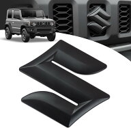Maplewoodcar 新型スズキデザイン ジムニーJB64/JB74/ジムニーノマド専用 Sエンブレムカバー(マットブラ…