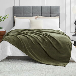 Hansleep �ѕz ������ �_�u�� �ėp �u�����P�b�g �傫�� 180x200cm �唻 �}�C�N���t�@�C�o�[ �_�炩�� ���G�� �t�����l�� �􂦂� �y�� �Ód�h�~ �l�G�K�p (180x200,���X�O���[��)