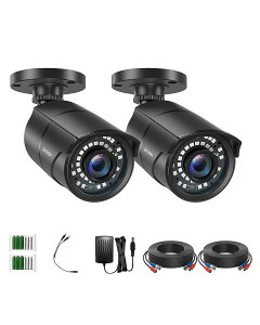 ZOSI 200fhƃJĎJ2Zbg tnCrW OhƃJ ԊO 3.6MMŒ背Y Î@\ IP67hJ 