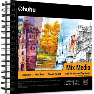 XPb`ubN Ohuhu p ANGEʂɂ 200gsm 225mm×210mm 62 ~bNXfBAXPb`ubN XpCO ~Vڕt }[J[/ʖѕM/yȂǗp XPb` CX