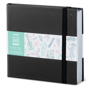 Ohuhu �X�P�b�`�u�b�N �}�[�J�[�y���p ��p�� ���ʂ肵�Ȃ� ���J�o�[ (160mmx160mm)