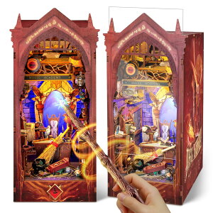 FUNPOLA ���̃p�Y�� 3D�p�Y�� �u�b�N�k�b�N �L�b�g �ؐ��p�Y�� DIY ���@�~�j�`���A �h�[���n�E�X �{�I���� �u�b�N�G���h �W���p �N���t�g�Z�b�g 10�� ���S�҂⒆�w������ 221PCS (���@�w�@)