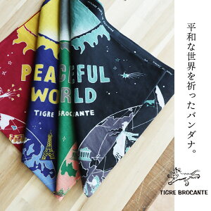 TIGRE BROCANTE �e�B�O���u���J���e �o���_�i �X�J�[�t �����Y ���f�B�[�X �唻 ���� �L�����N�^�[ �i�b�e�B�[ ��?�� ��100 �R�b�g�� ���{�� �J�W���A�� �v���[���g �p�e�B �y���[����12�z