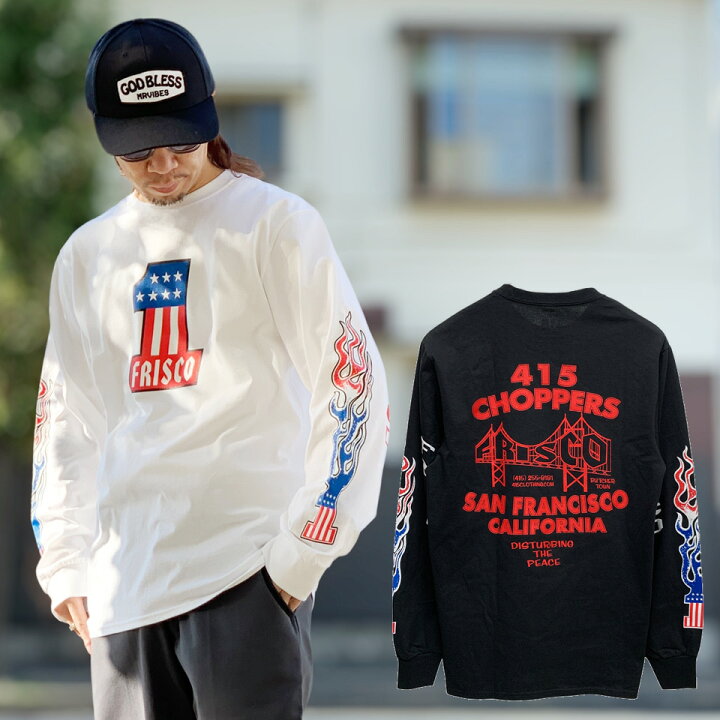 楽天市場】415CLOTHING ロンT Tシャツ FRISCO #1 LS TEE ホワイト 白 