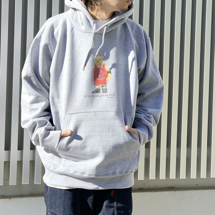 楽天市場】全2色ブッシュクラン BUSH CLAN パーカー FUNK BEAR MJ BEAR 