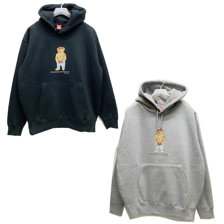 楽天市場】全2色ブッシュクラン BUSH CLAN パーカー FUNK BEAR 2PAC 