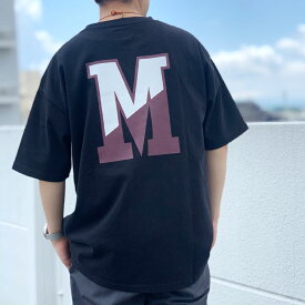 MRV by Mr.vibes Tシャツ MRVIBES COLLEGE LOGO S/S Tee オリジナル ミスターバイブス カレッジロゴ ブラック/バーガンディー 黒 BLACK