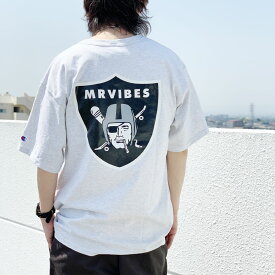 MRV by Mr.vibes Tシャツ RA SCRIPT S/S Tee 半袖 オリジナル アッシュグレー ASH GREY 灰色