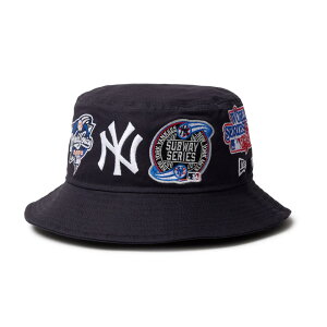 �j���[�G�� NEW ERA �o�P�b�g�n�b�g BUCKET-01 MLB Many Patch HAT �n�b�g �X�q ���� �h�J �j���[���[�N�E�����L�[�X NY �l�C�r�[ �� NAVY 14388517