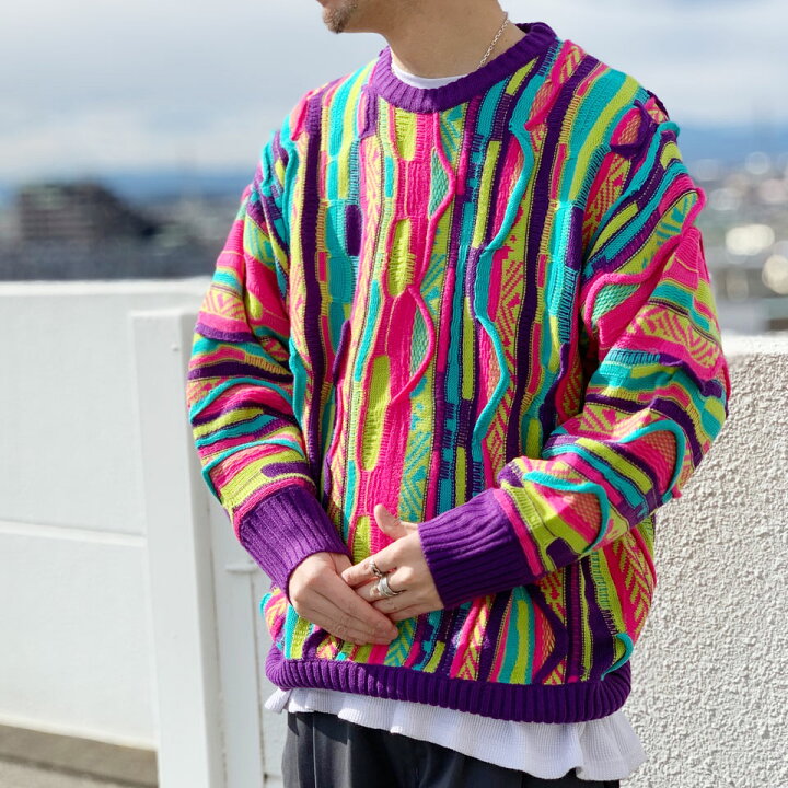 楽天市場】スリフティルック THRIFTY LOOK クルーネックニット 