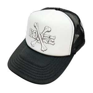 �p�E�G���y�����^ POWELL PERALTA ���b�V���L���b�v CROSS BONES TRUCKER CAP �L���b�v �X�q �u���b�N �� BLACK
