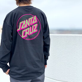 サンタクルーズ SANTA CRUZ サンタクルズ ロンT Tシャツ OTHER DOT L/S Tee 長袖 ブラック 黒 BLACK