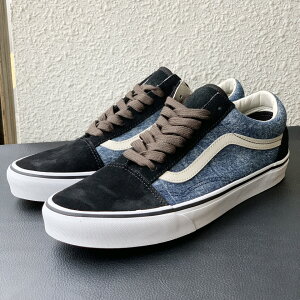 �o���Y VANS ���@���Y OLD SKOOL DENIM NAVY �I�[���h�X�N�[�� �f�j�� �X�j�[�J�[ �C �l�C�r�[ �� NAVY VN000D9YBX9