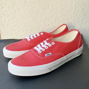 �o���Y VANS ���@���Y AUTHENTIC CRIMSON HAZE �I�[�Z���e�B�b�N �X�j�[�J�[ �C ���b�h �� RED VN000D7YFO9