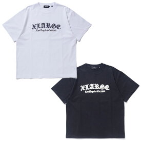 全2色 エクストララージ XLARGE Tシャツ OLD ENGLISH LOGO S/S TEE 半袖 ホワイト 白 WHITE ブラック 黒 BLACK 101242011016