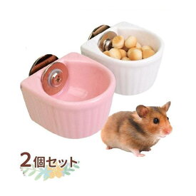 うさぎ 水飲み 餌入れ 給水器 陶器 ゴールデンハムスター チンチラ エサ 器 水入れ えさ入れ デグー モルモット フードボウル