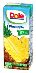 メグミルク【Doleパイナップル100%】200ml×18本入り★【常温保存可能】♪