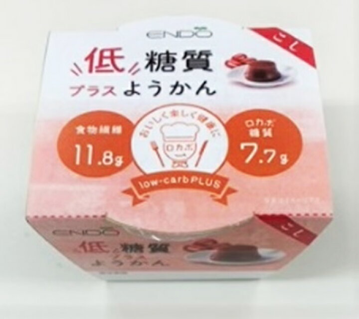 楽天市場】遠藤製餡低糖質プラスようかん こし90g×6個入り【常温保存 