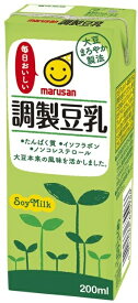 マルサン【調整豆乳】200ml×24本入【常温保存可能】♪