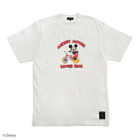 【ポイント5倍/24日20:00～】 Disney “MICKEY LOVES BMX” S/S TEE/430 ディズニー ミッキー ラブ ビーエムエックス ショートスリーブティー フォーサーティー