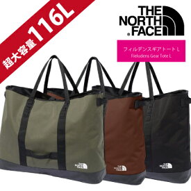 THE NORTH FACE ノースフェイス 国内正規品 フィルデンスギアトート L Fieludens Gear Tote L ユニセックス メンズ レディース 男女兼用 トート トートバッグ 大容量 大型 耐久性 耐水性 アウトドア キャンプ 116L NM82200