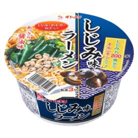 【2ケース】 イトメン カップ しじみ味ラーメン 74g×12個入×2ケース：合計24個 【北海道・沖縄・離島配送不可】