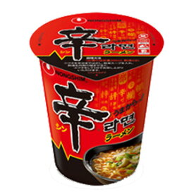 【1ケース】 農心ジャパン 辛ラーメン カップ 68g×12個入 シンラーメン 【北海道・沖縄・離島配送不可】