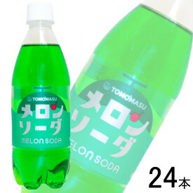 【1ケース】 友桝飲料 メロンソーダ PET 500ml×24本入 【北海道・沖縄・離島配送不可】