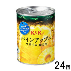 【24個】 K＆K国分 インドネシアパイン スライス ラベル缶 565g×24個入 【北海道・沖縄・離島配送不可】