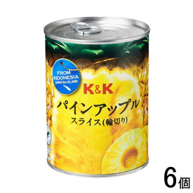 【6個】 K＆K国分 インドネシアパイン スライス ラベル缶 565g×6個入 【北海道・沖縄・離島配送不可】