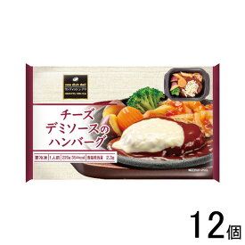 【12個】 阪急デリカ チーズデミソースのハンバーグ 220g×12個 【要冷凍】【クール便】【北海道・沖縄・離島配送不可】［HF］
