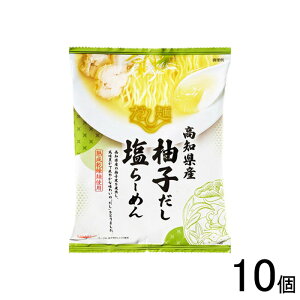【10個】 国分 tabete だし麺 高知県産柚子だし塩らーめん 102g×10個 【北海道・沖縄・離島配送不可】