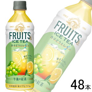 y2P[Xz L ߌ̍g FRUITSICETEA Ԃǂƃ PET 500ml×24{×2P[XFv48{ ykCEEzsz
