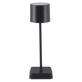 【インテリア】 【不二貿易】 テーブルランプ BK ブラック 〔メーカー直送品〕【北海道・沖縄・離島配送不可】LED ライト