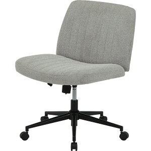 【インテリア】 【不二貿易】 あぐらがかける チェア GY グレー〔メーカー直送品〕【北海道・沖縄・離島配送不可】 オフィスチェア デスクチェア あぐら 椅子