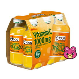 【1ケース】 ハウスWF C1000 ビタミンオレンジ 瓶 140ml×6本×5パック入 【合計30本】 ハウスウェルネスフーズ 【北海道・沖縄・離島配送不可】